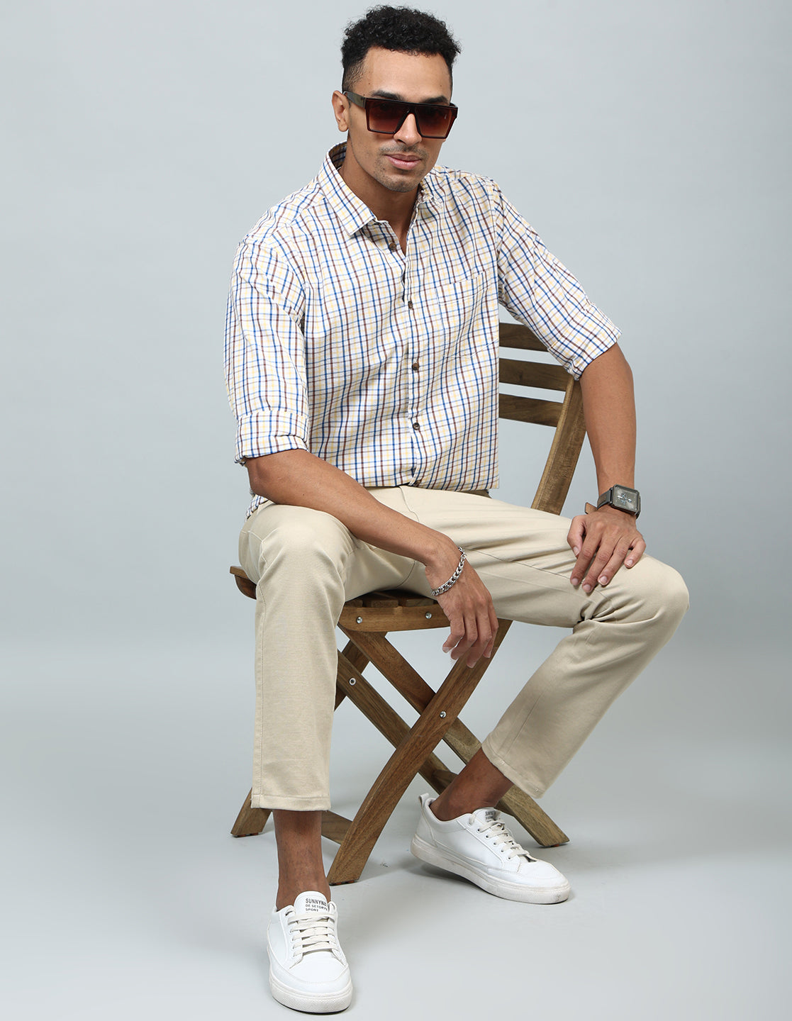 Men Multicolor Regular Fit Casual Shirt - Kashyap Global Lifestyles LLP