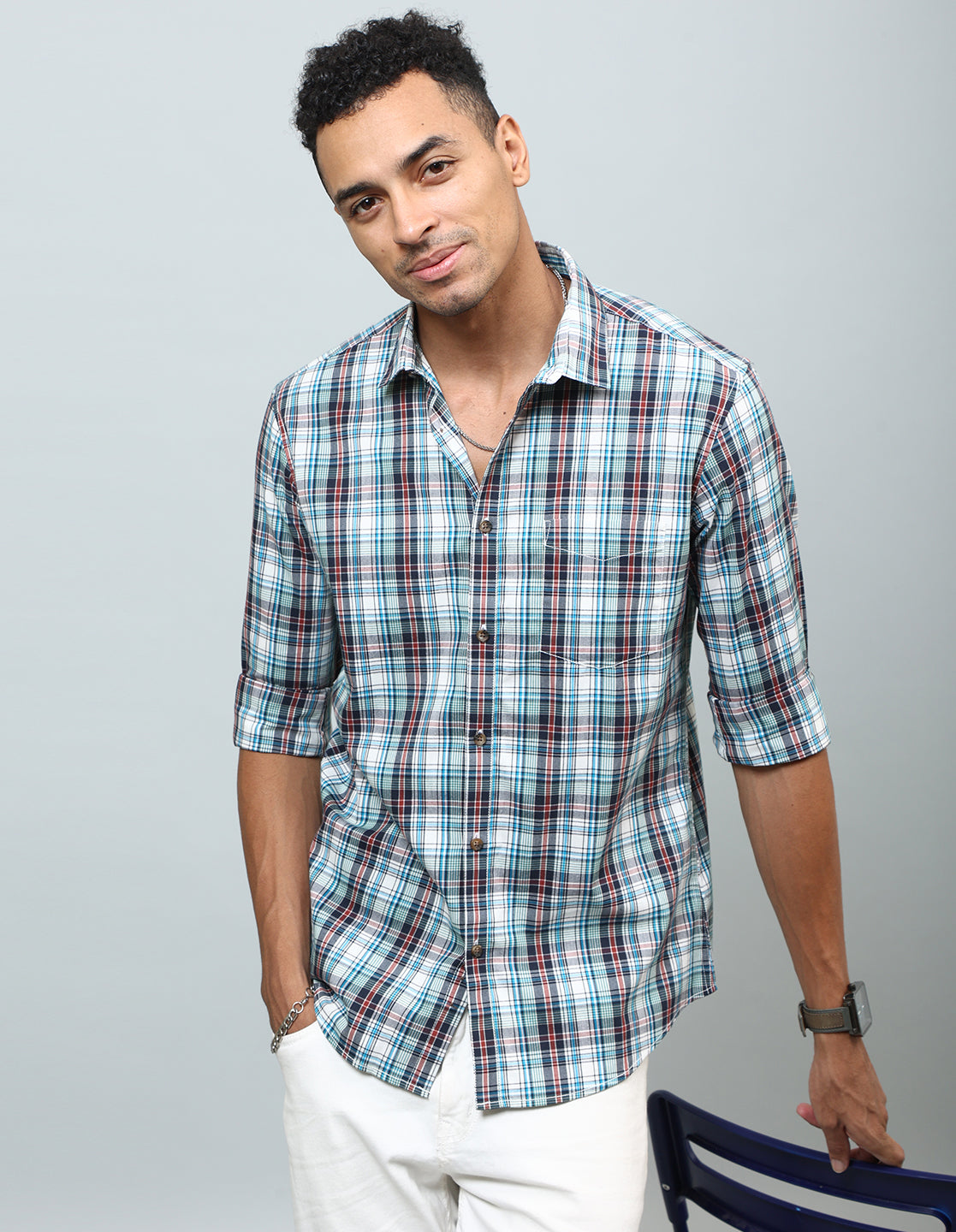 Men Multicolor Casual Shirt - Kashyap Global Lifestyles LLP