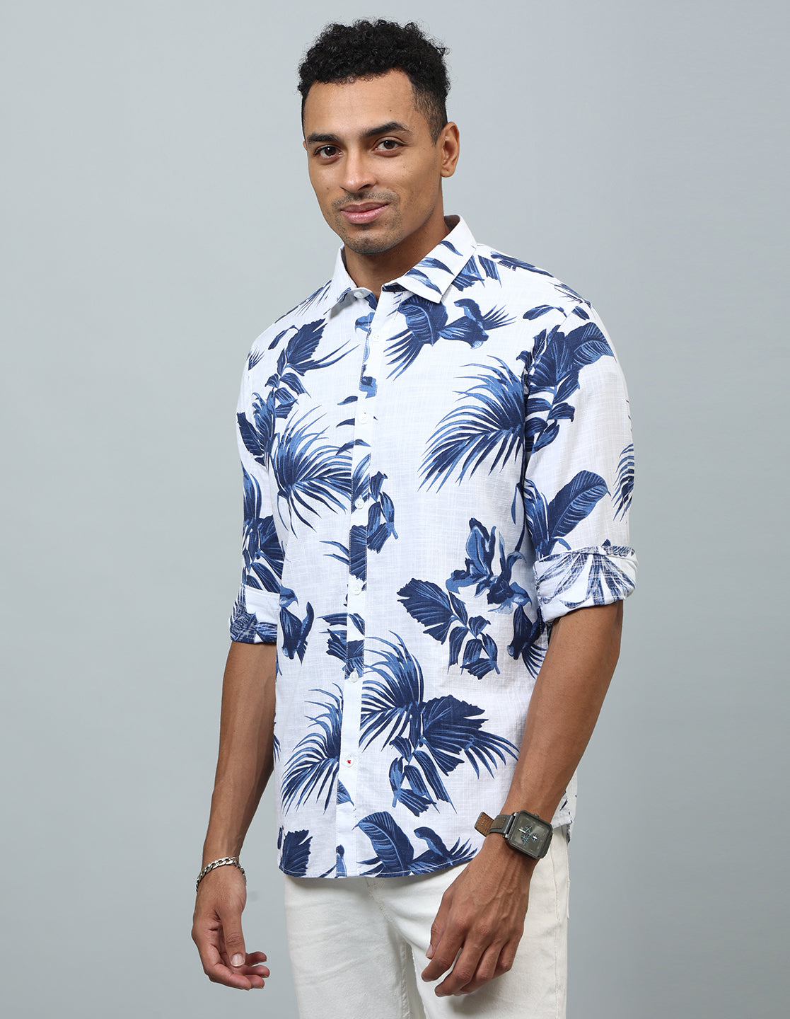 Men Floral Printed Casual Shirt - Kashyap Global Lifestyles LLP