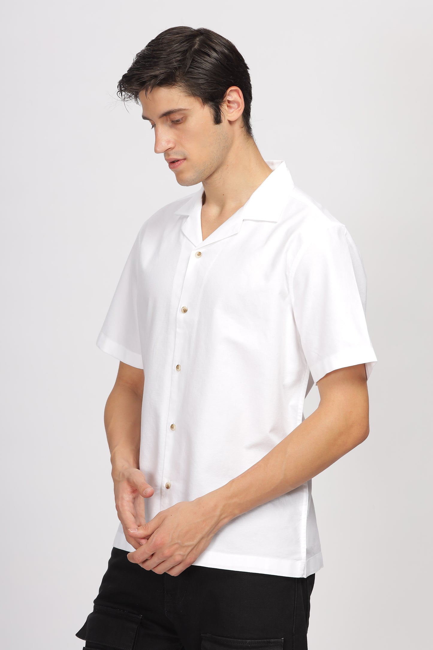 Uri Classic White Oxford Casual Shirt
