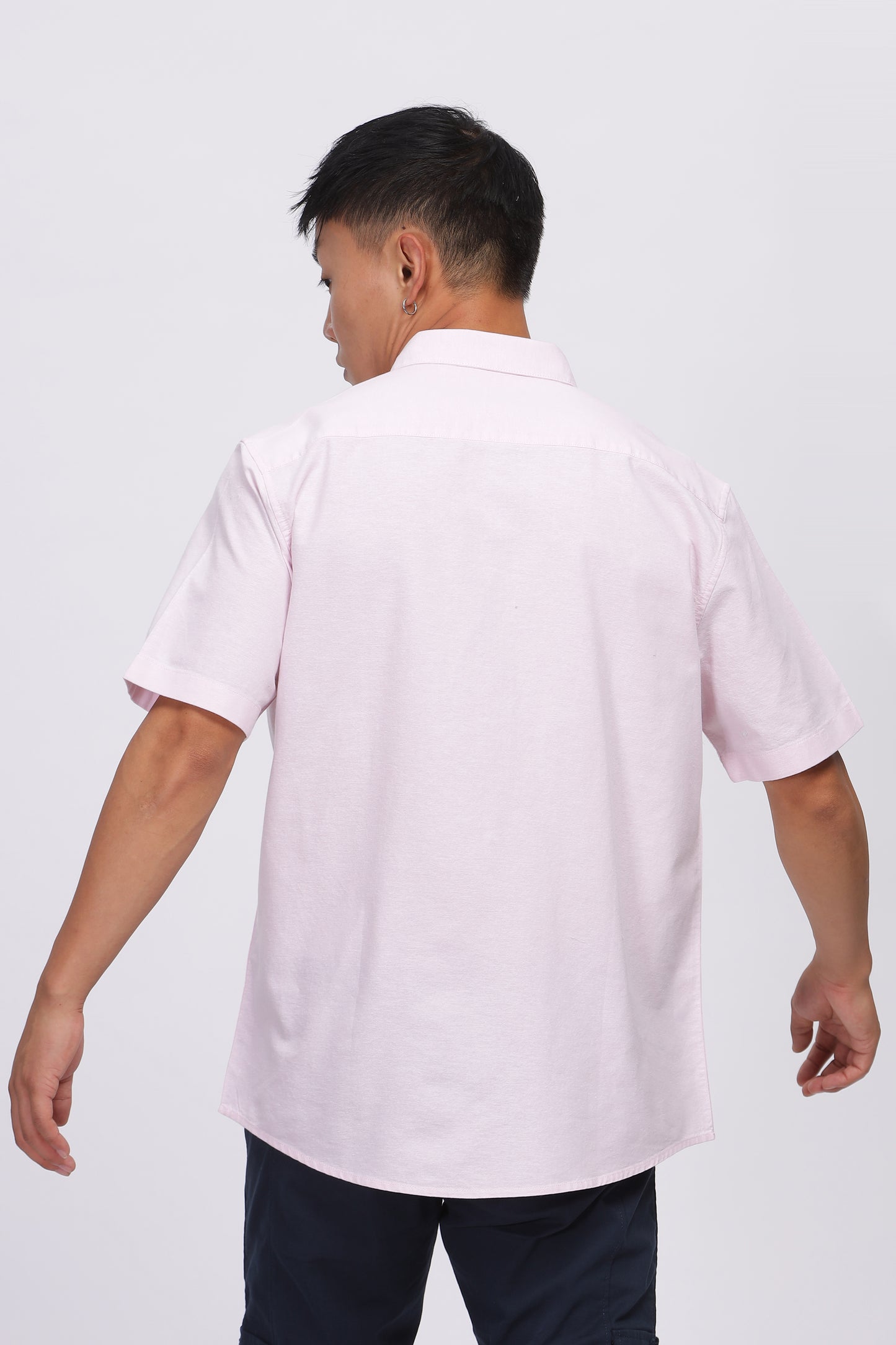 Uri Baby Pink Button Down Oxford Shirt