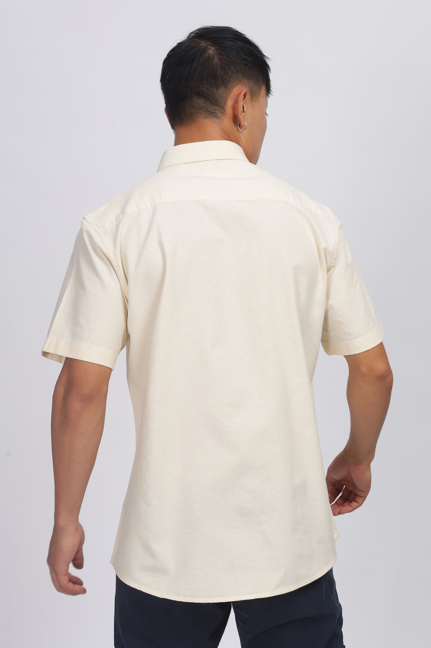 Uri Yellow Button Down Oxford Shirt