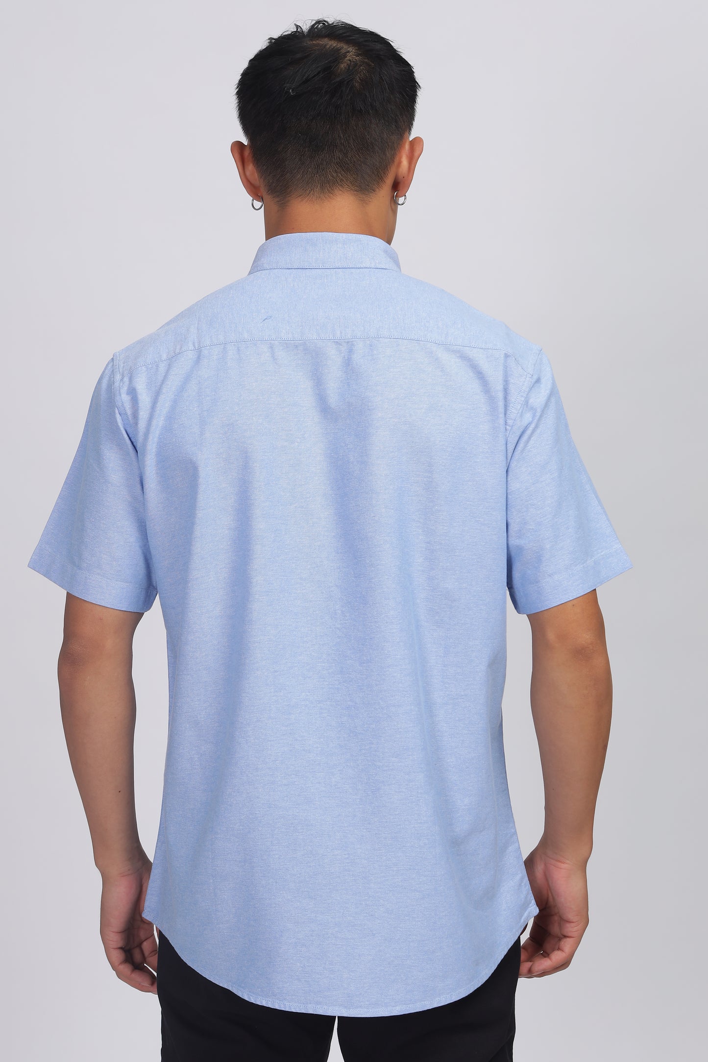 Uri Blue Button Down Oxford Shirt