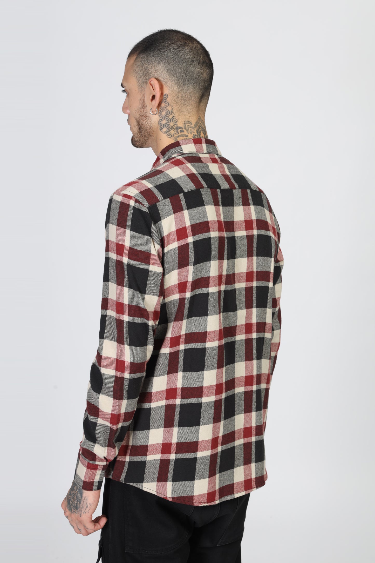 Uri Multi Flannel Checks Cotton Shirt