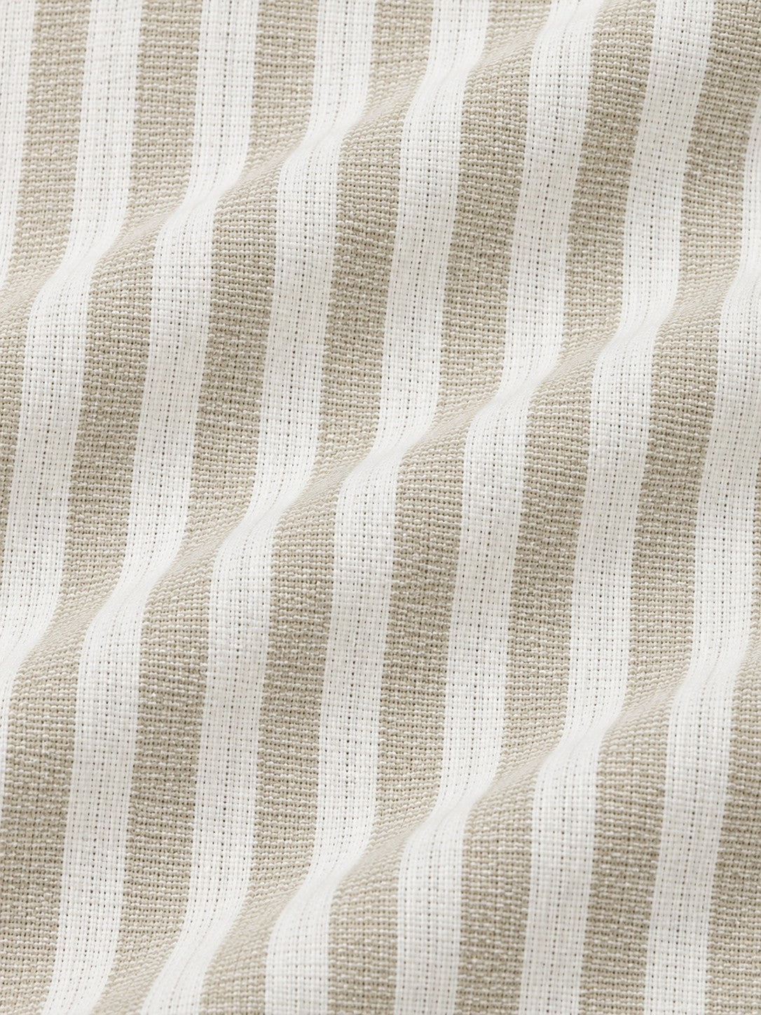 Beige Matte Stripe Short Kurta