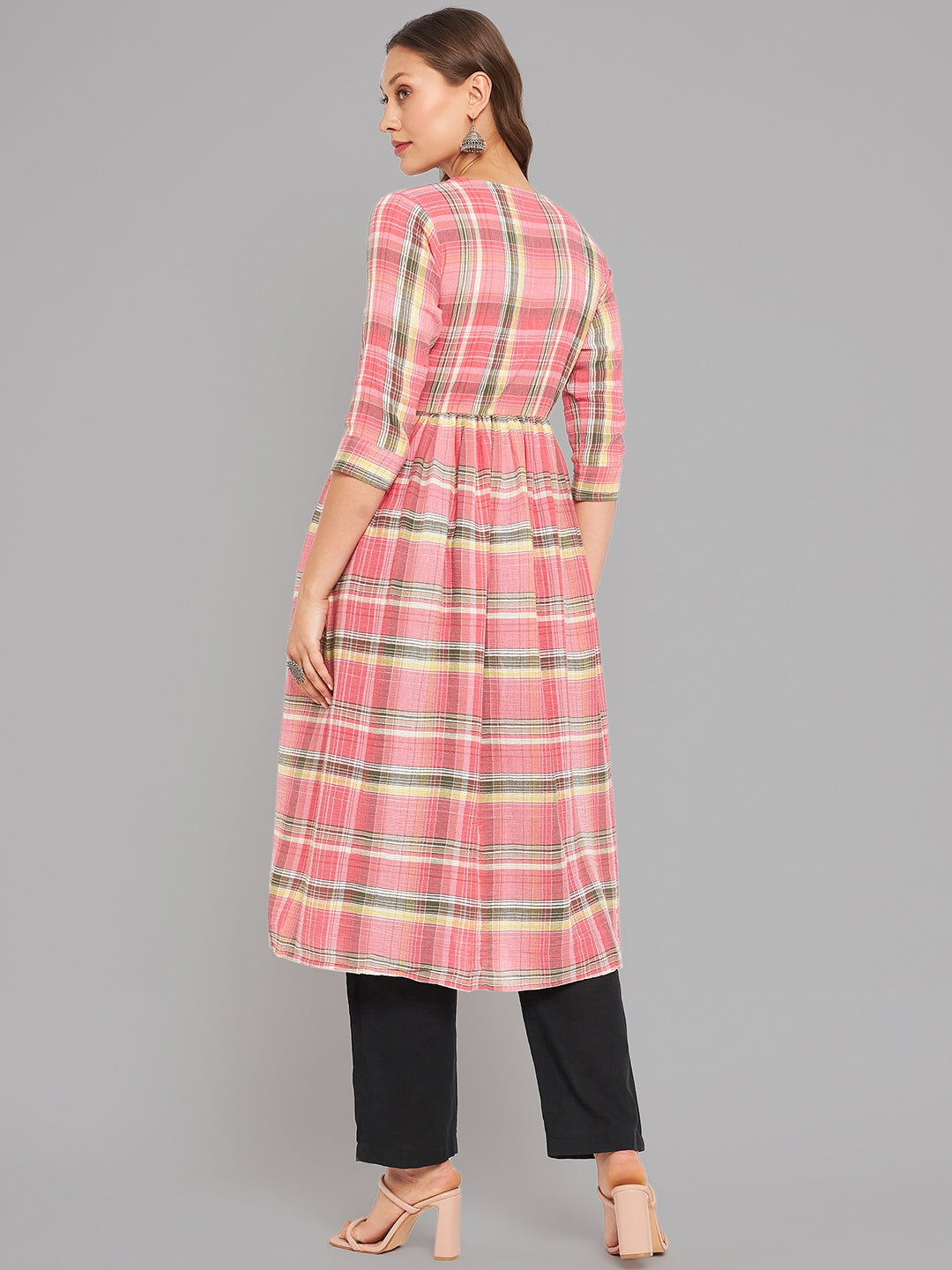 Women Multicolor High Twist Anarkali Kurta - Kashyap Global Lifestyles LLP