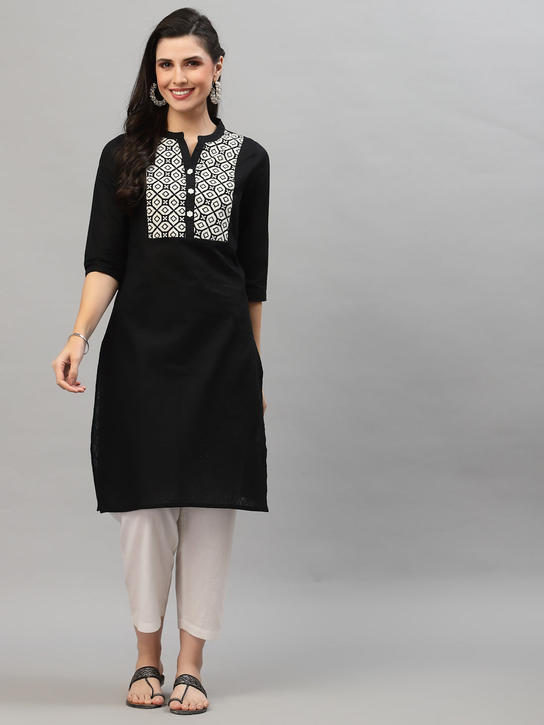 Women Self Dobby Yoke Design Kurta - Kashyap Global Lifestyles LLP