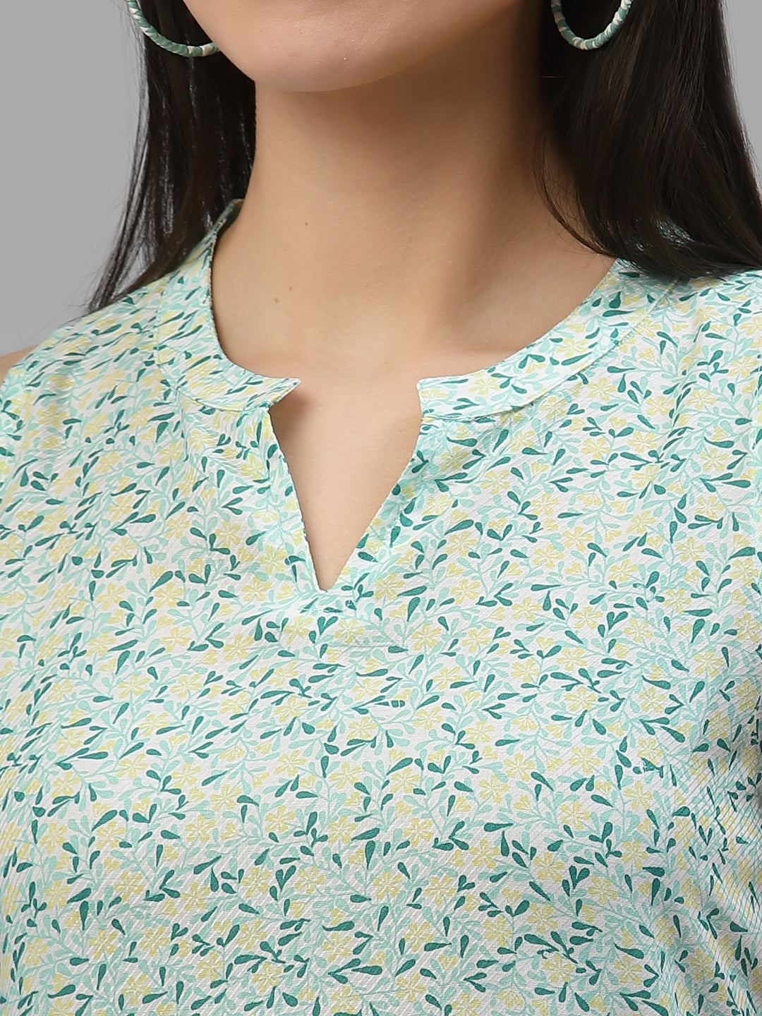 Women Multicolor Viscose Sleeveless Kurta - Kashyap Global Lifestyles LLP