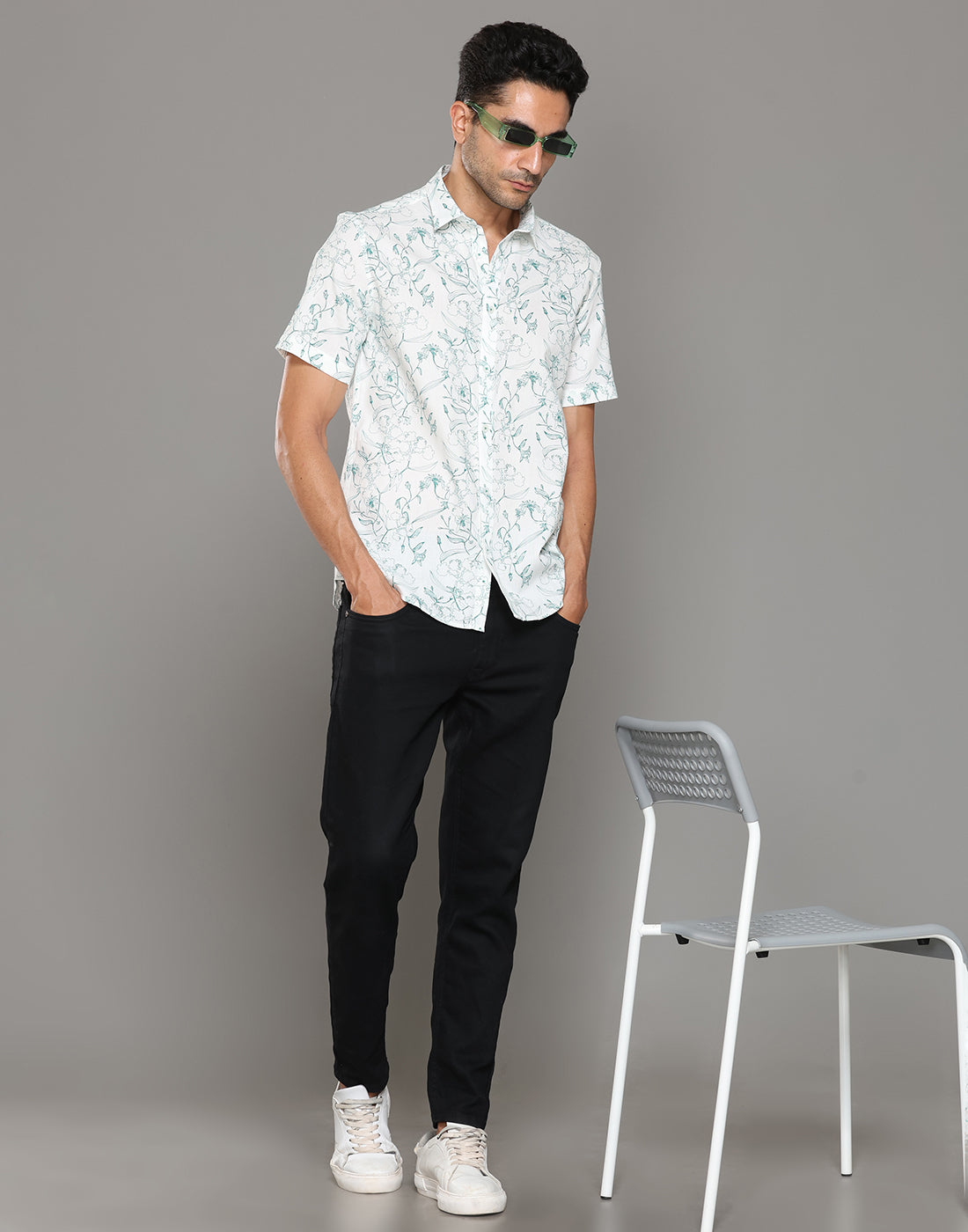 Men Floral Printed Short Sleeves Shirt - Kashyap Global Lifestyles LLP