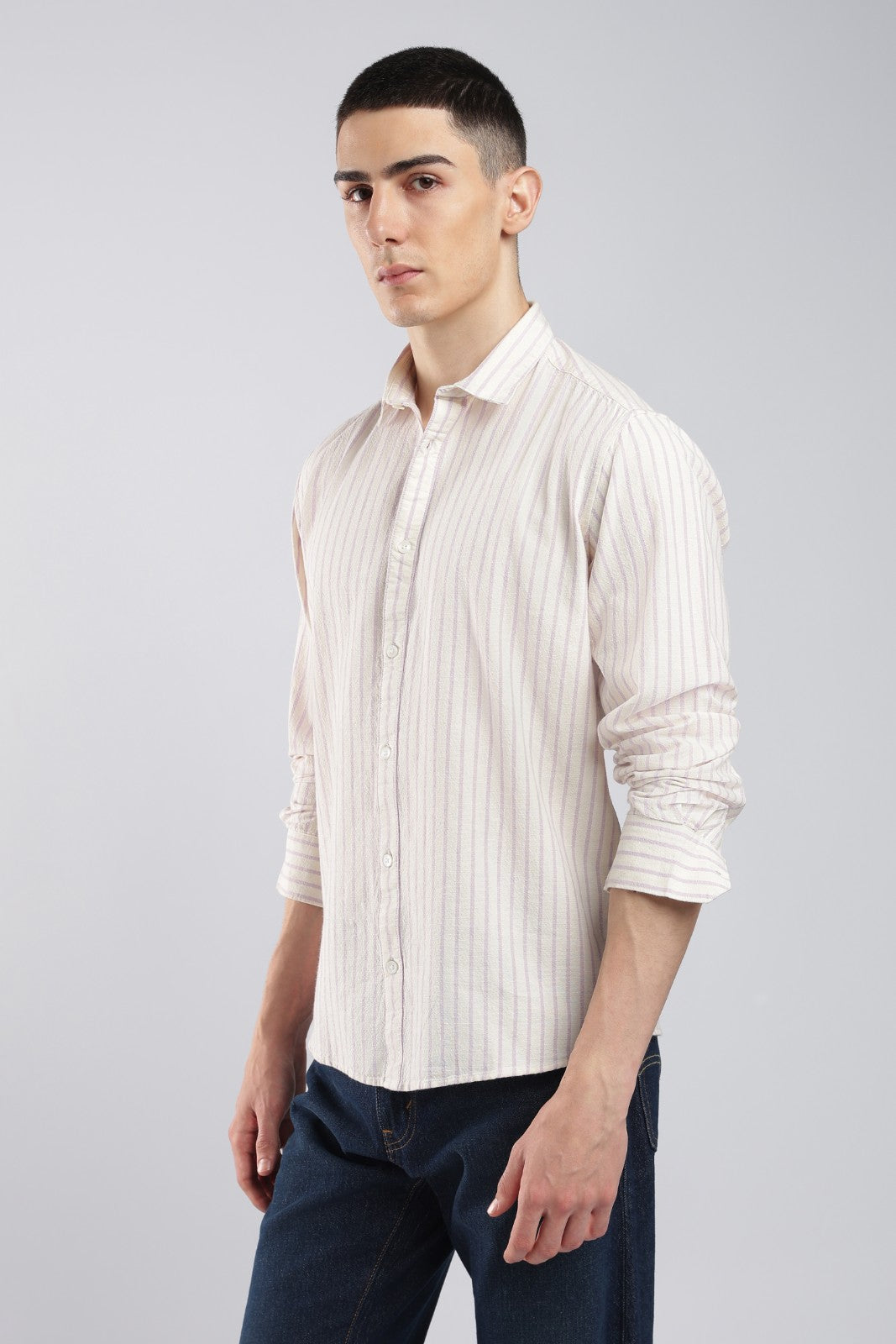Lavender Mist Stripe Shirt