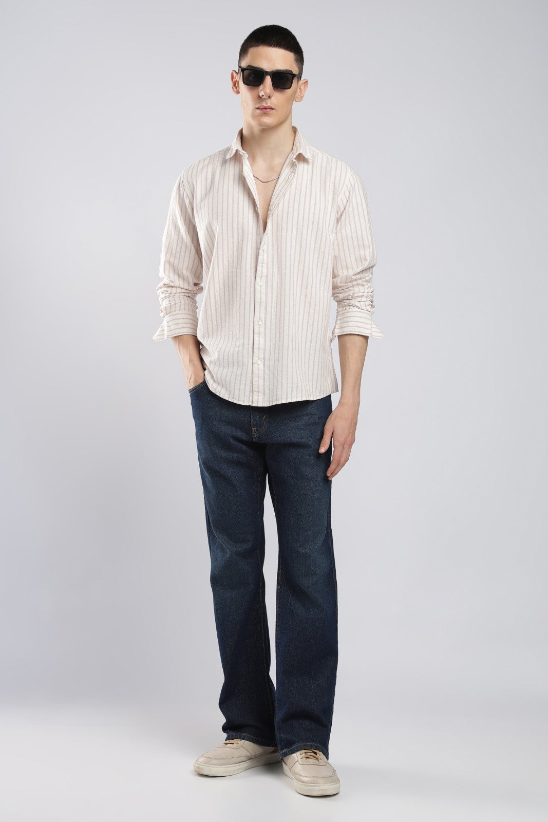 Lavender Mist Stripe Shirt