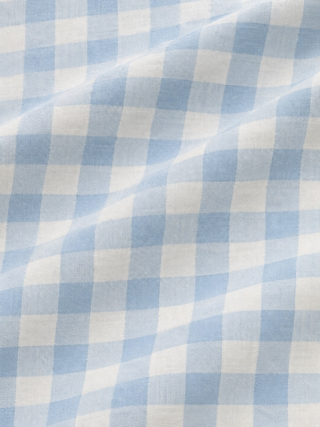 Blue Cotton Check Casual Shirt
