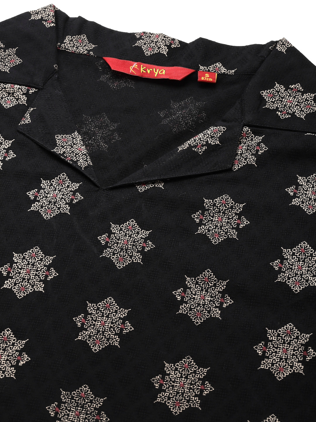Women Dobby Cotton Collar Neck - Kashyap Global Lifestyles LLP