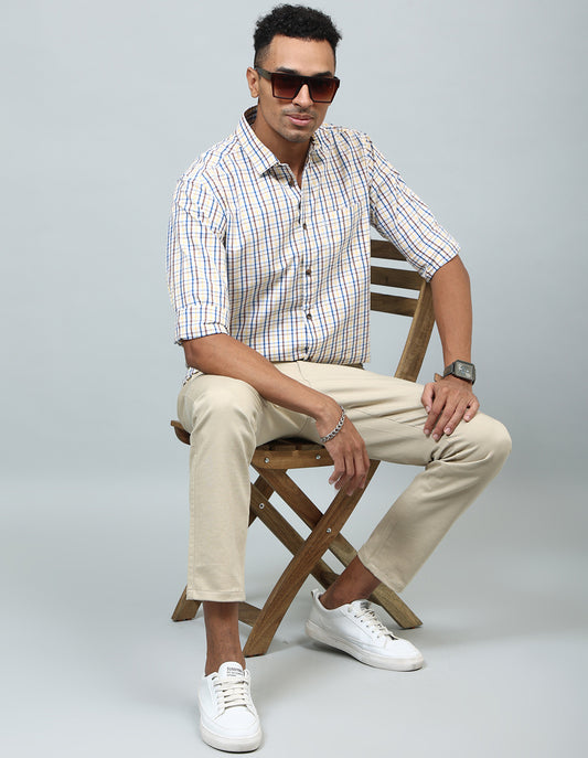 Men Multicolor Regular Fit Casual Shirt - Kashyap Global Lifestyles LLP