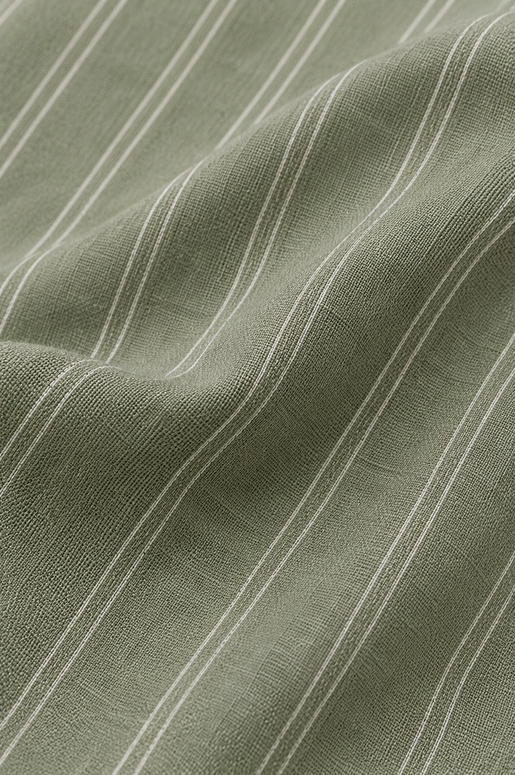 Dusty Green Heritage Stripe Shirt
