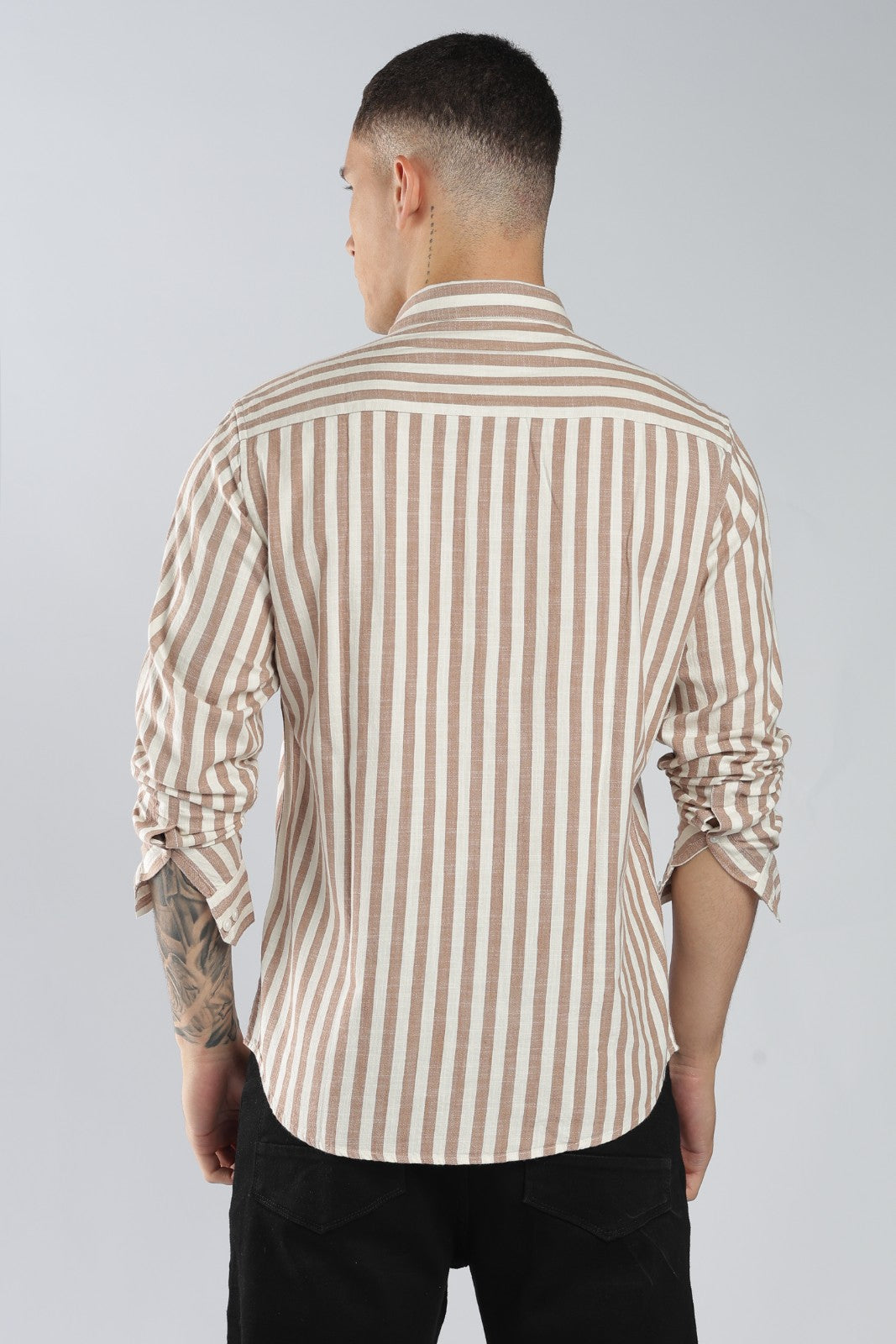 Burnt Clay Bengal Stripe Shirt