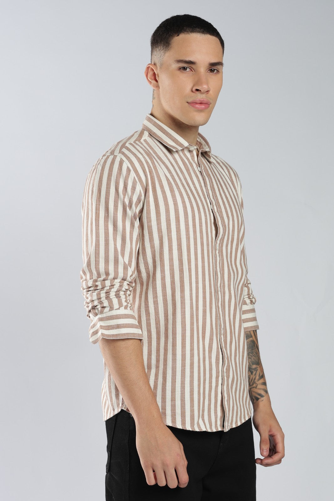 Burnt Clay Bengal Stripe Shirt