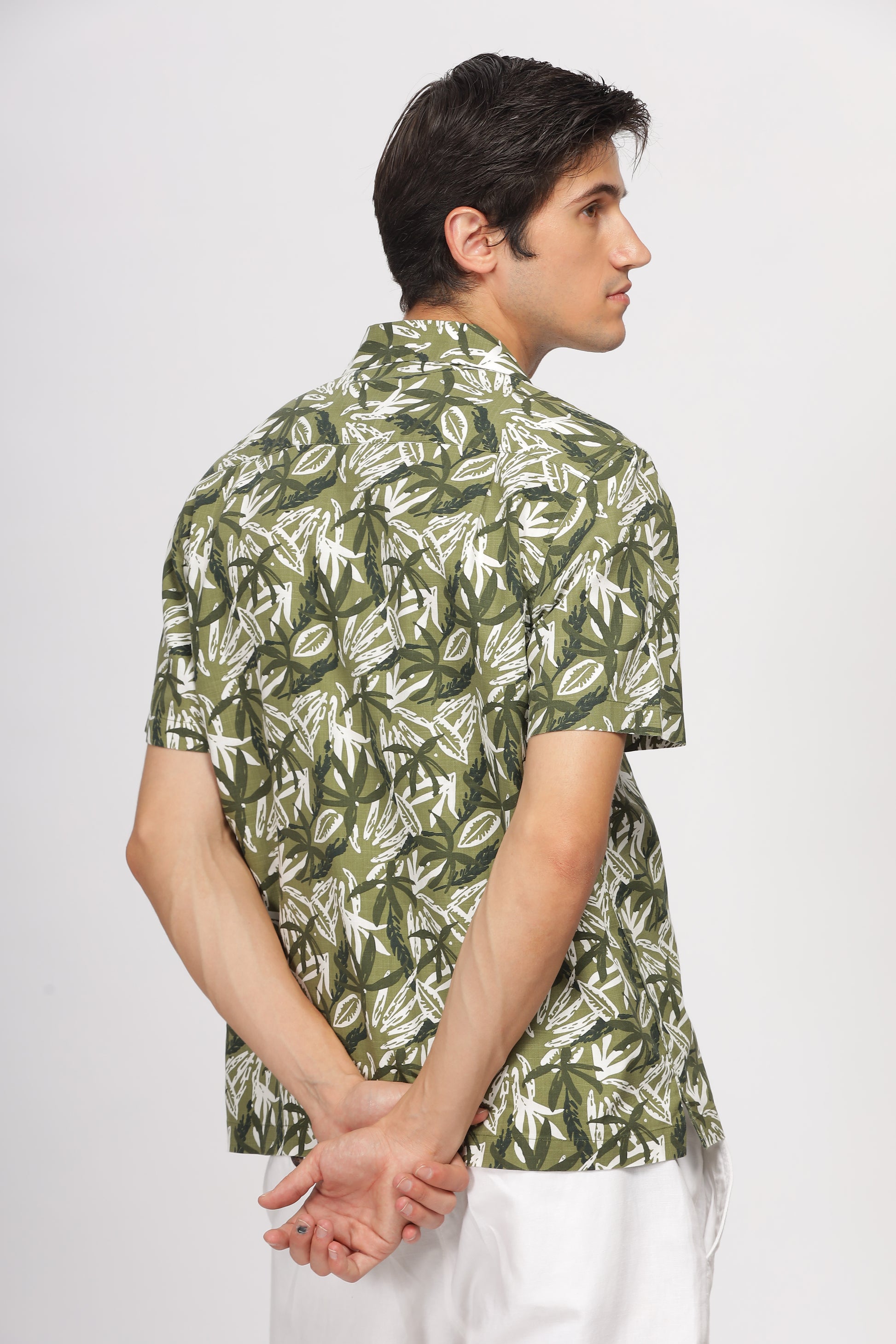 Uri Green Floral Resort Shirt - Kashyap Global Lifestyles LLP