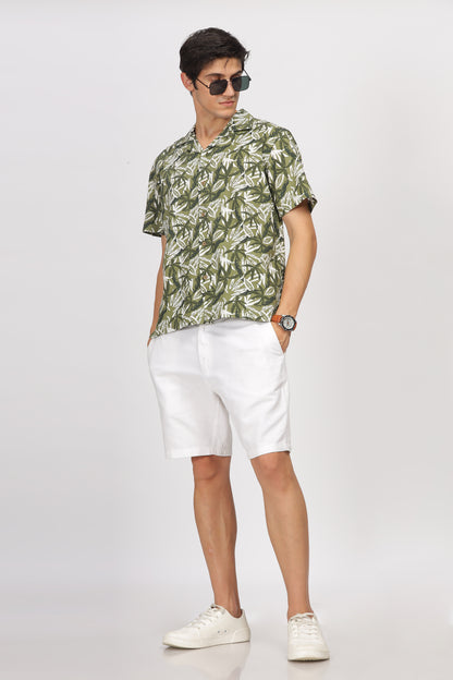 Uri Green Floral Resort Shirt - Kashyap Global Lifestyles LLP