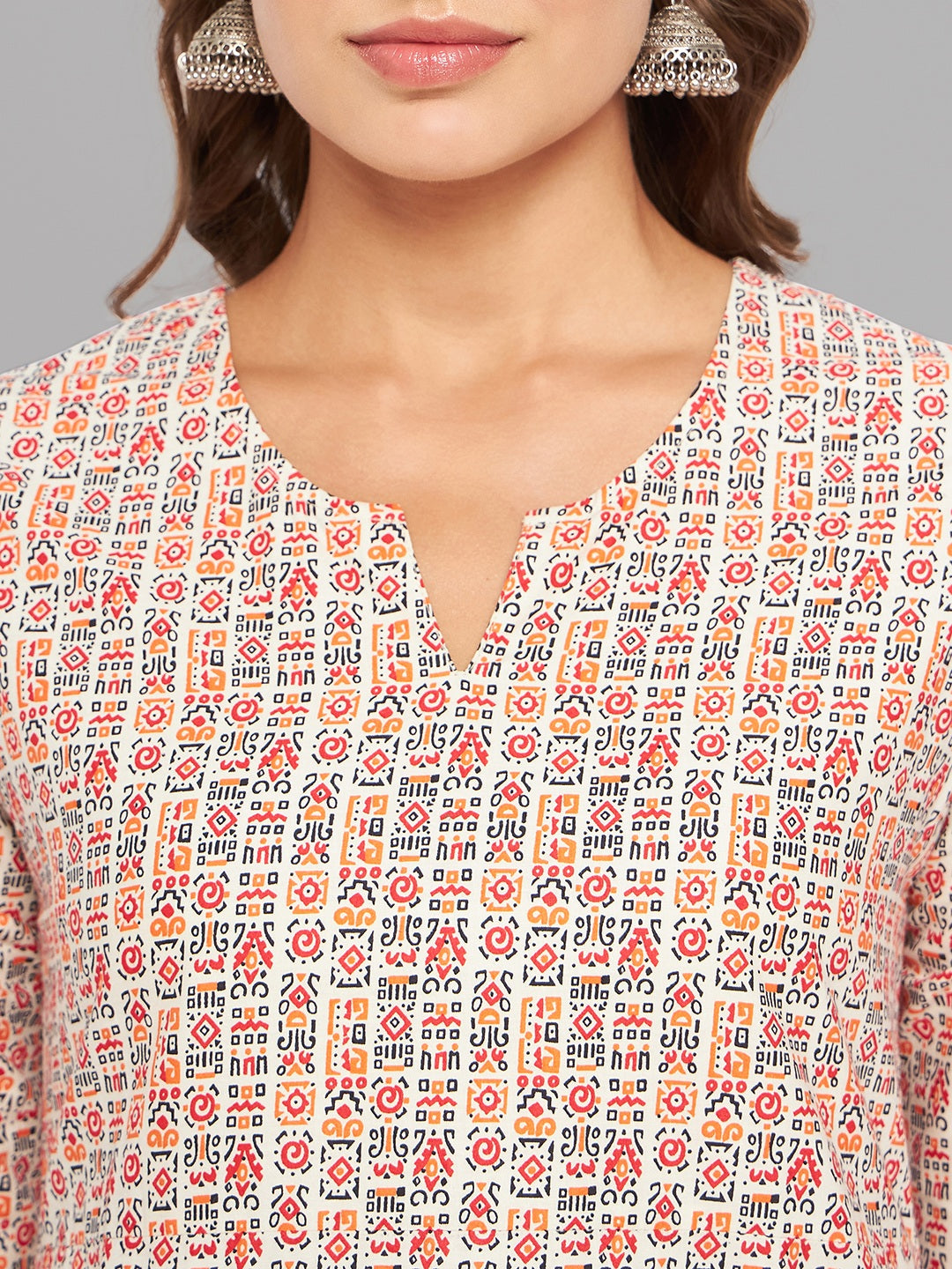 Women Multicolor Printed Straight Kurta - Kashyap Global Lifestyles LLP