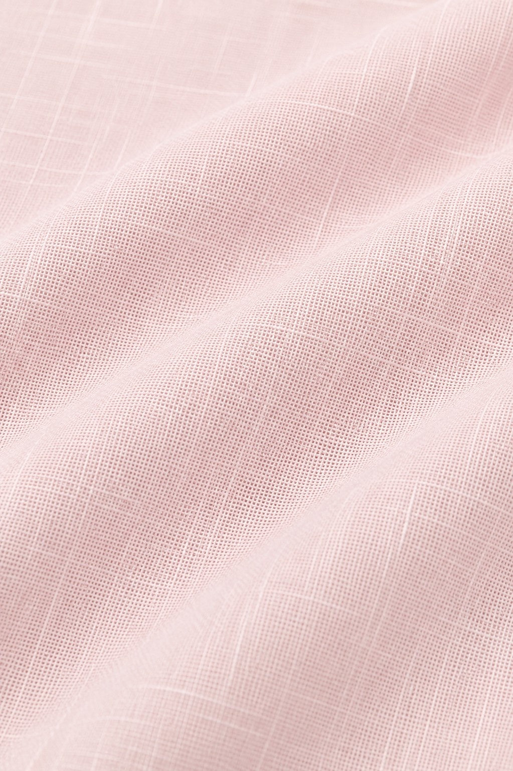 Blush Pink Cotton Slub Short Kurta