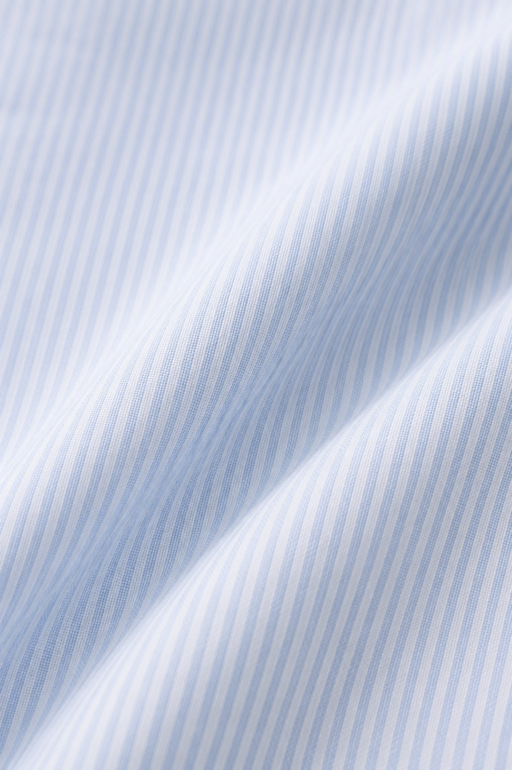 Ice Blue Pinstripe Cotton Shirt