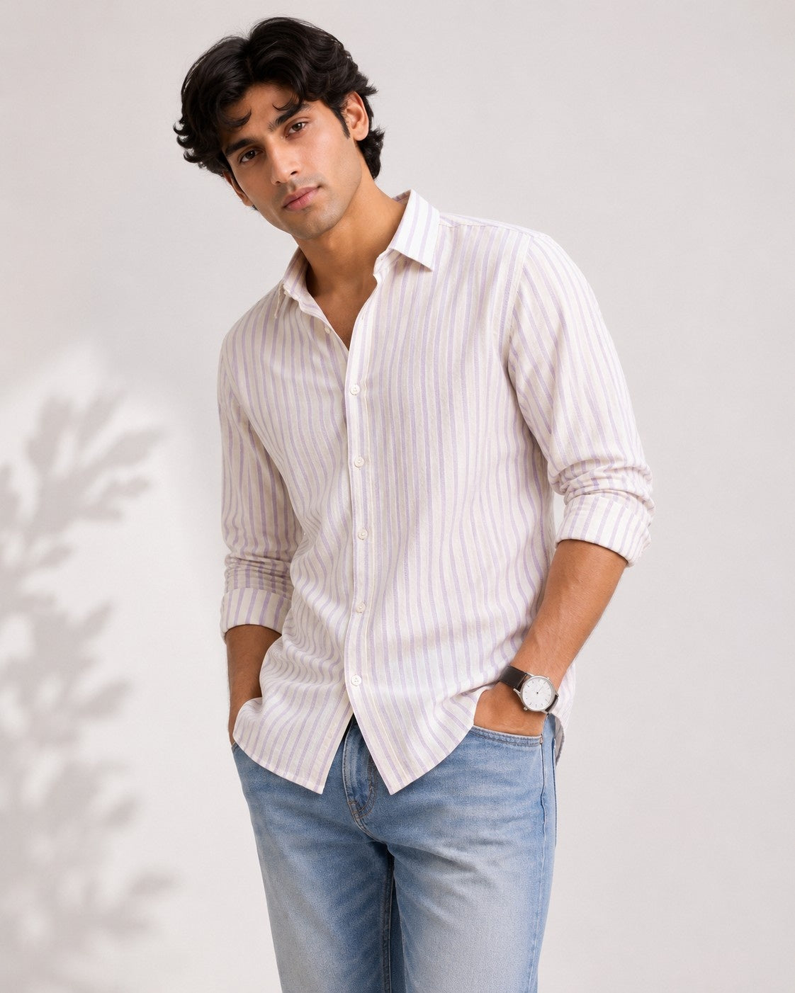 Lavender Mist Stripe Shirt