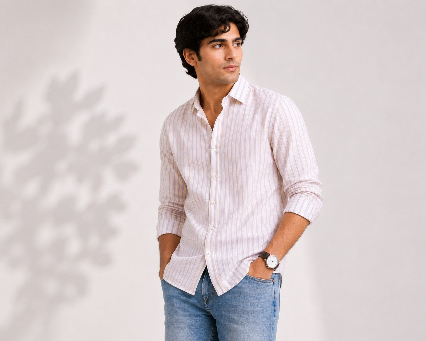 Lavender Mist Stripe Shirt