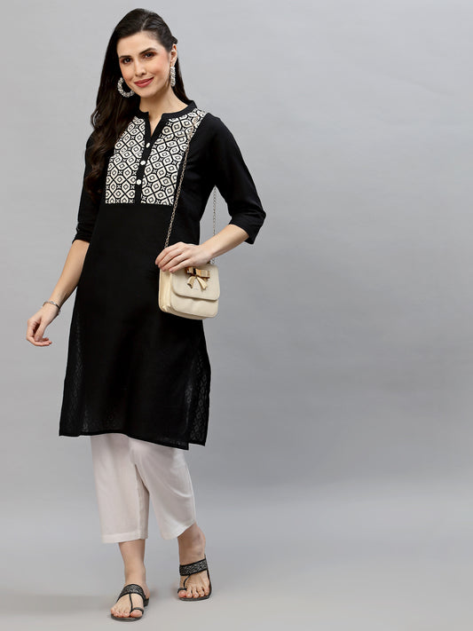 Women Self Dobby Yoke Design Kurta - Kashyap Global Lifestyles LLP