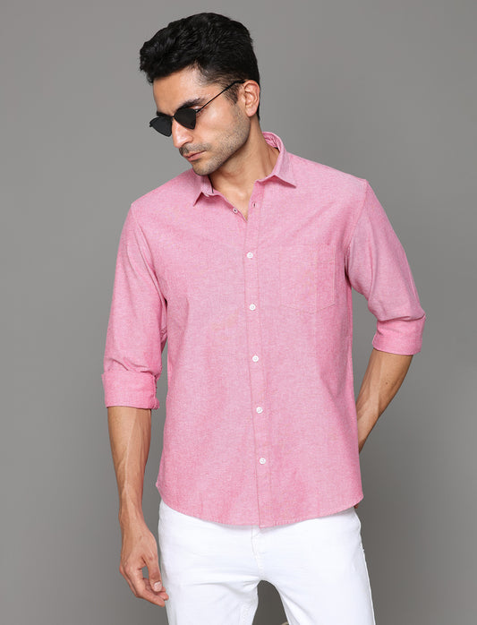 Men Oxford Regular Fit Casual Shirt - Kashyap Global Lifestyles LLP