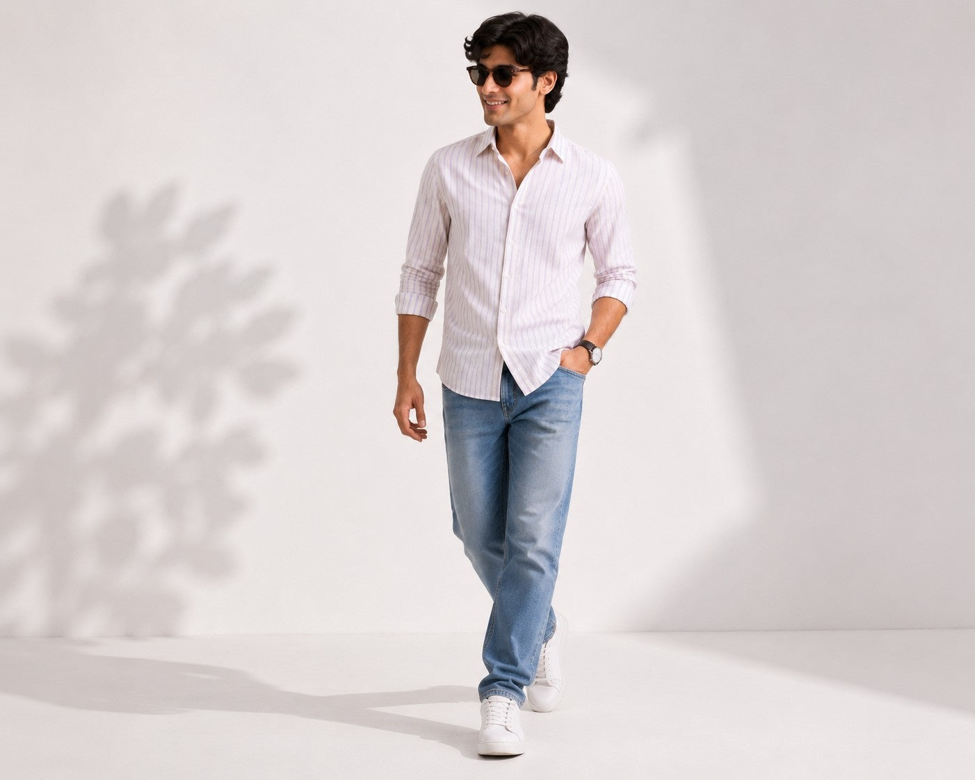 Lavender Mist Stripe Shirt