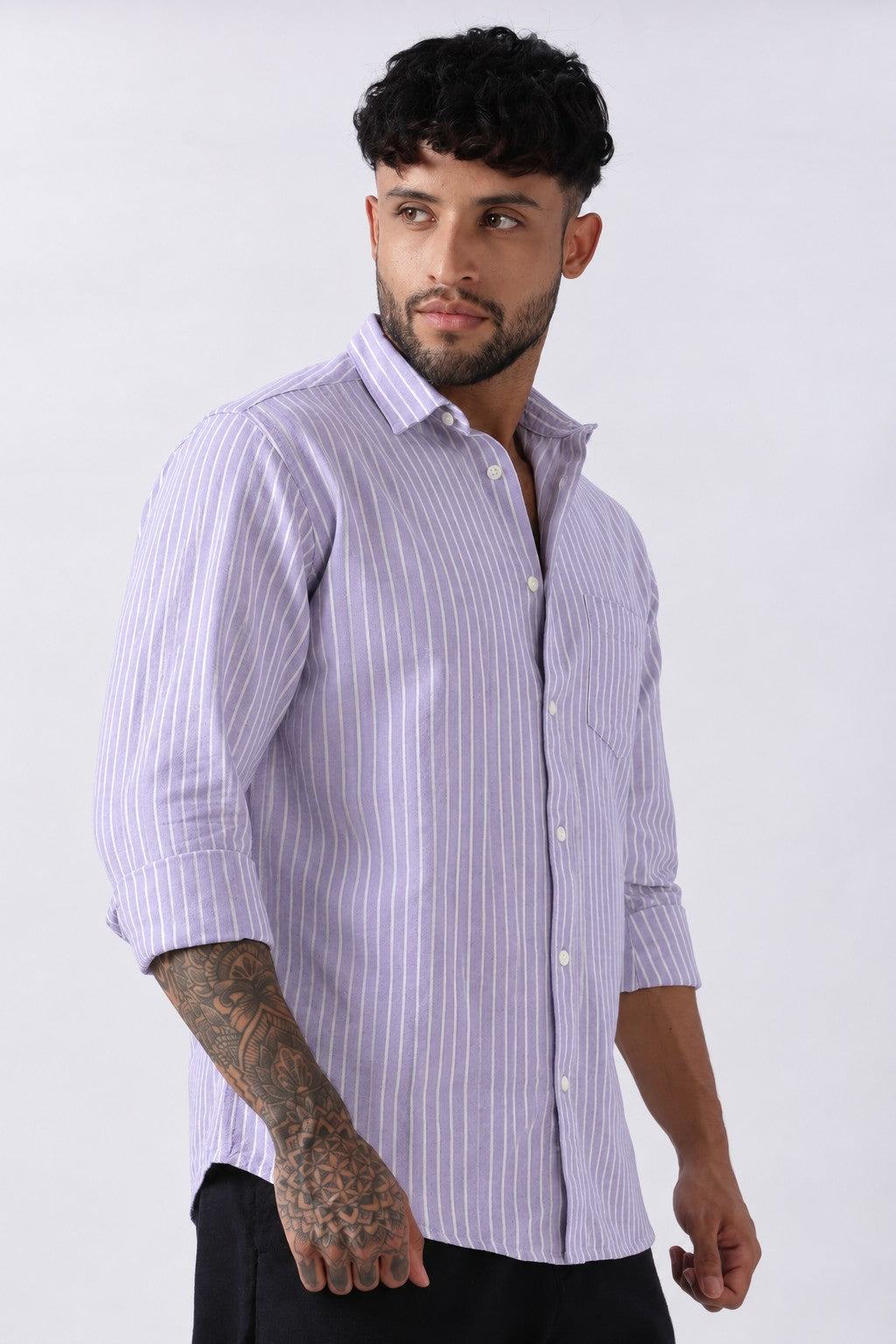 Violet Tulip Oxford Stripe Casual Shirt