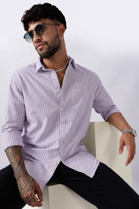 Violet Tulip Oxford Stripe Casual Shirt